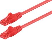 goobay 95254 u utp patchcable cat6 025m red photo