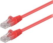 goobay 68344 u utp patchcable cat5e 1m red photo