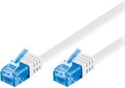 goobay 96325 u utp flat patchcable cat6a 2m white photo