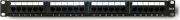 qoltec patch panel 24 ports cat6 utp black photo