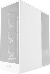 case nzxt h7 flow 2024 midi tower leyko window cm h72fw 01 photo