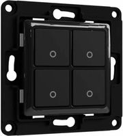 shelly wall switch 4 black photo