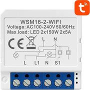 avatto wsm16 w2 tuya wireless smart internal switch 2 channel photo