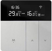 avatto wt50 bh 3a smart thermostat 3a boiler heating tuya wifi silver black photo avatto wt50 bh 3a smart thermostat 3a boiler heating tuya wifi silver black photo