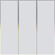 avatto ts60 eu w3 tuya wireless 3 channel light wall touch switch white photo