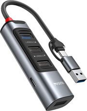 yesido hb20 usb usb c hub 5in1 grey photo yesido hb20 usb usb c hub 5in1 grey photo