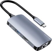 yesido hb15 usb c hub 6in1 grey photo yesido hb15 usb c hub 6in1 grey photo