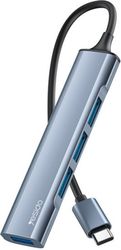 yesido hb17 usb c hub 4in1 grey photo yesido hb17 usb c hub 4in1 grey photo