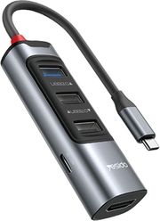 yesido hb22 usb c hub 5in1 grey photo yesido hb22 usb c hub 5in1 grey photo
