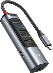 yesido hb24 usb c hub 5in1 grey photo yesido hb24 usb c hub 5in1 grey photo