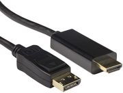 act ak3990 cable displayport male hdmi a male 18 m black photo act ak3990 cable displayport male hdmi a male 18 m black photo