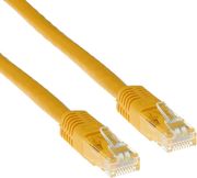 act ib8803 yellow 3 meter u utp cat6 patch cable with rj45 connectors photo act ib8803 yellow 3 meter u utp cat6 patch cable with rj45 connectors photo