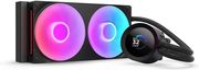 nzxt 240 aio liquid cooler kraken plus rgb lcd display black photo