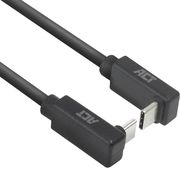 act ac7477 usb 3 10gbps 60w usb type c cable 1 meter angled connectors photo