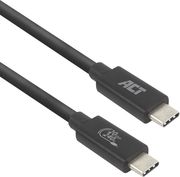 act ac7432 usb 4 20gbps 240w usb type c cable 2 meters straight connectors photo