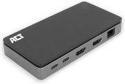 act ac7093 docking station usb c 4k hdmi lan usb c 3x usb a pd photo