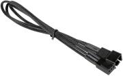 nzxt 3 pin extension 30cm black hsg sleeved black photo