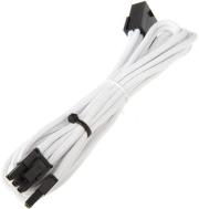 bitfenix 6 2 pin pcie extension 45cm sleeved white black photo