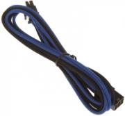 bitfenix 6 pin pcie extension 45cm sleeved black blue black photo