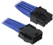 bitfenix 8 pin eps12v extension 45cm sleeved blue black photo