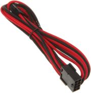 bitfenix 8 pin pcie extension 45cm sleeved black red black photo