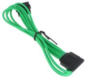 bitfenix molex to sata adapter 45cm sleeved green black photo