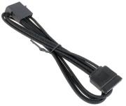 bitfenix molex to sata adapter 45cm sleeved black black photo