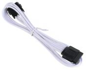 bitfenix molex to sata adapter 45cm sleeved white black photo