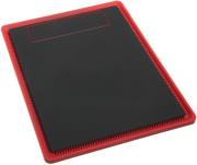 bitfenix solid front panel for prodigy case black red photo