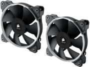 corsair air series sp120 pwm high performance edition high static pressure fan twin pack 120mm photo