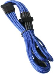 bitfenix molex to 4x sata adapter 20cm sleeved blue black photo