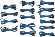 corsair professional individually sleeved dc cable kit type 3 generation 2 blue photo
