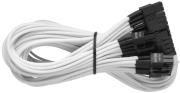 corsair professional series gold ax1200 individually sleeved modular cables white photo