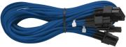 corsair professional series ax850 ax750 ax650 individually sleeved modular cables blue photo