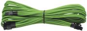 corsair individually sleeved 24pin atx cable generation 2 green photo