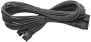 corsair individually sleeved 24pin atx cable generation 2 metallic graphite photo