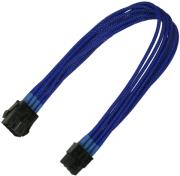 nanoxia 8 pin pci e extension 30cm blue photo