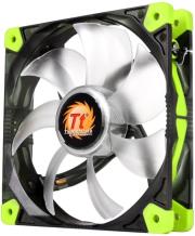 thermaltake case fan luna 12 led green 120mm 1200 rpm box photo