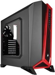 case corsair carbide series spec alpha mid tower gaming black red photo