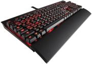 pliktrologio corsair gaming k70 mechanical gaming backlit red led cherry mx blue us photo