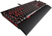 pliktrologio corsair gaming k70 mechanical gaming backlit red led cherry mx brown na photo