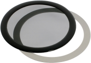 demciflex dust filter 120mm round black black photo