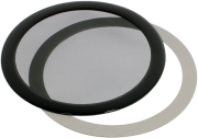 demciflex dust filter 120mm round black black photo