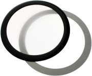 demciflex dust filter 120mm round black white photo