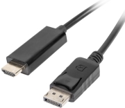 lanberg cable displayportm hdmi 18m black photo