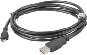 lanberg cable usb 20 micro am mbm5p black 18m photo