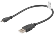 lanberg cable usb 20 micro am mbm5p black 03m photo