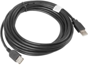 lanberg extension cable usb 20 am af black 5m photo