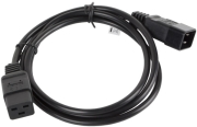 lanberg extesion cable iec 320 c19 c20 18m vde black photo