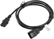 lanberg extesion power supply cable iec 320 c13 c14 18m vde black photo